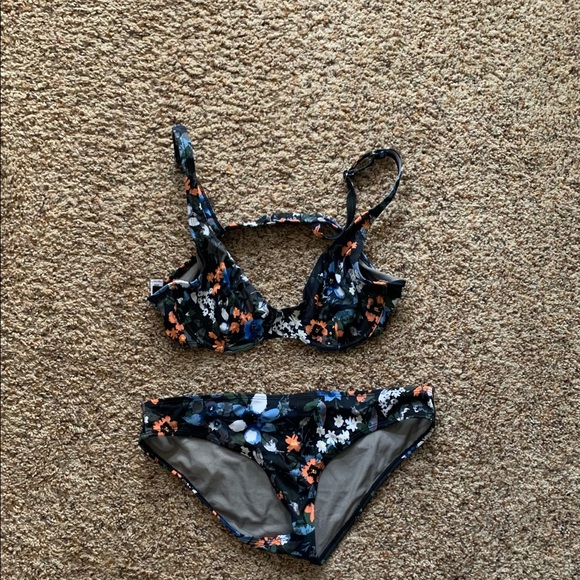 Other - Adore Me Unlined Floral Bikini, 36B / Medium